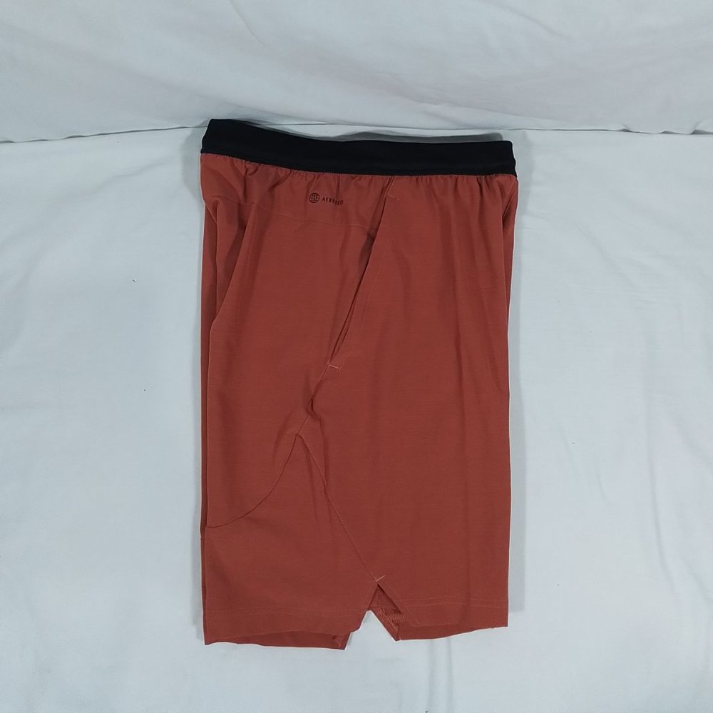 Adidas Men's Axis 22 Woven 3.0 Training Shorts-Reddish Orange-Size Small-NWT