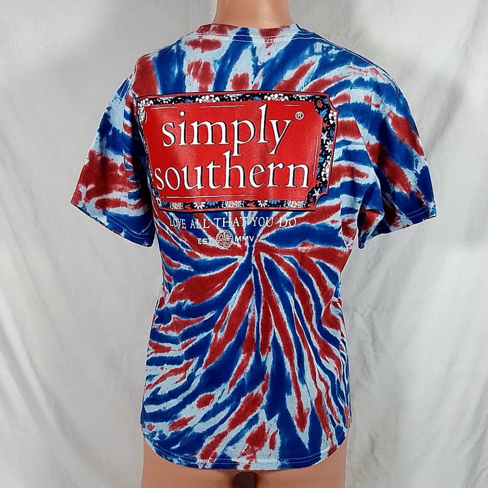 Simply Southern Youth "Merica" Logo Short Sleeve Graphic T-Shirt-Various Sizes