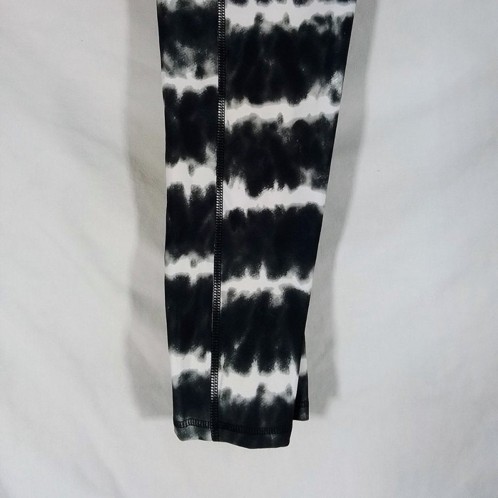 Girls' High Rise Printed 7/8 Tights-Stripe Dye Black-Tie Dye-Various Sizes-NWT