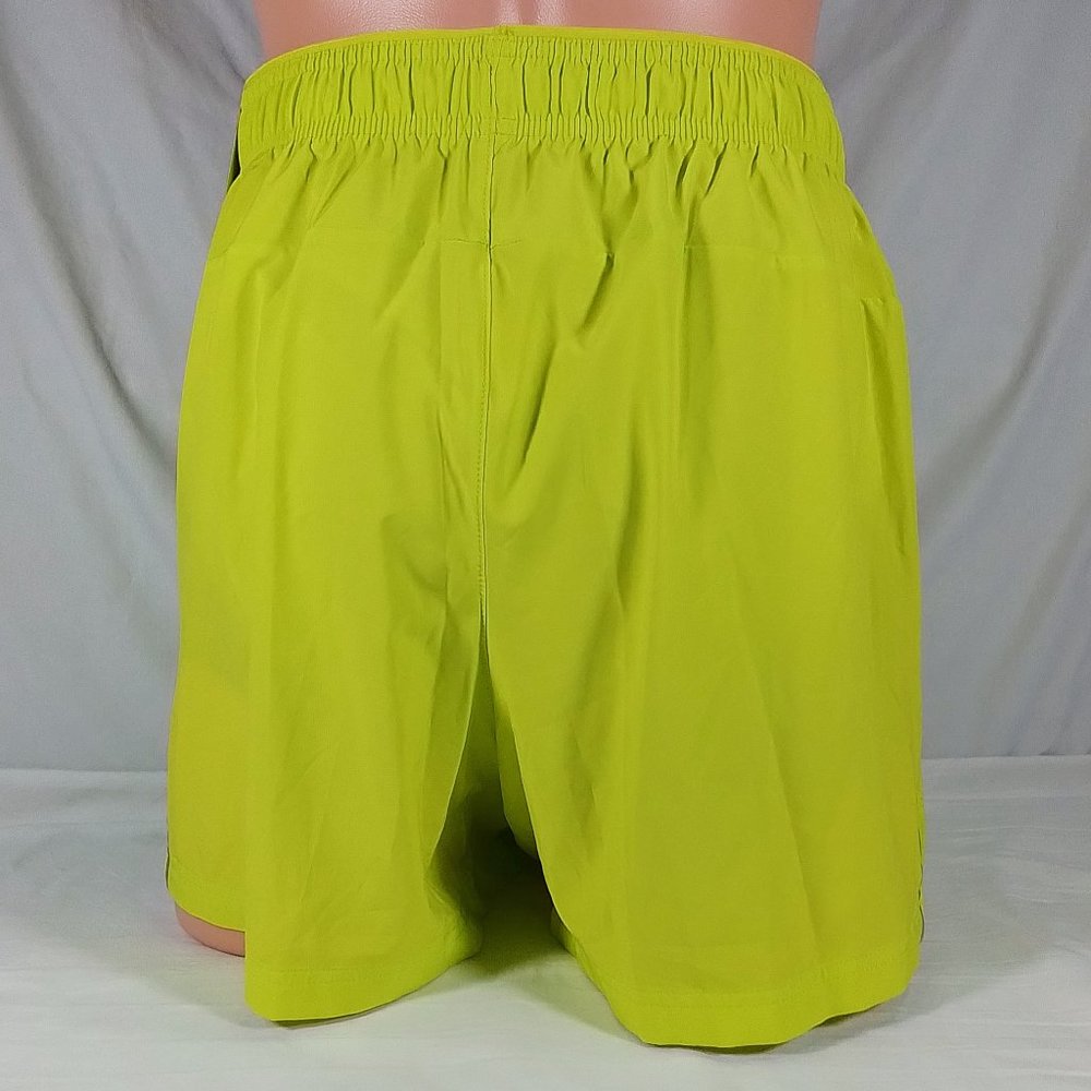 Men's 5 inch Stride Running Shorts-Iced Citron-Various Sizes-New with Tags