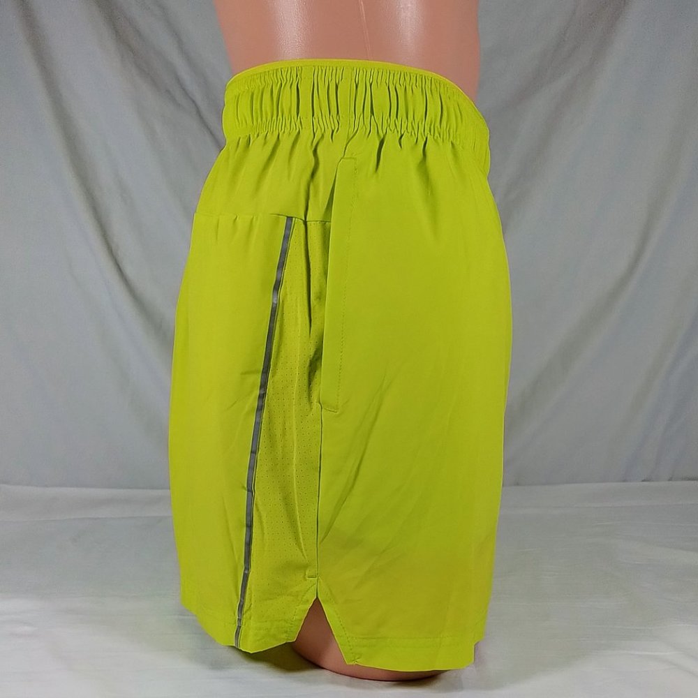 Men's 5 inch Stride Running Shorts-Iced Citron-Various Sizes-New with Tags