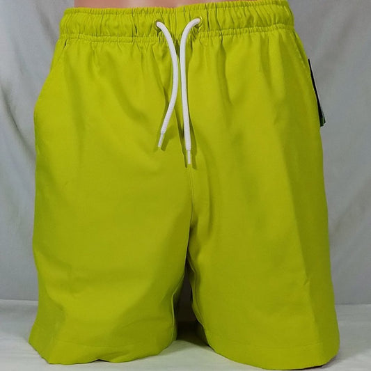 TWITCH + ALLISON Men's 6” Nylon Lifestyle Shorts-Various Sizes-Iced Citron-NWT