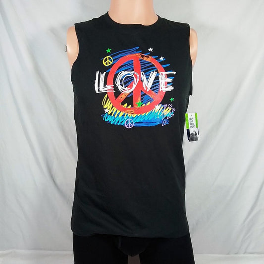 Youth Pride Graphic Tank Top-Patriotic-Love and Peace Design-Various Sizes-NWT