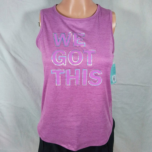 Girls' Graphic Tank Top-Lilac Heather-We Got This-Various Sizes-New with Tags