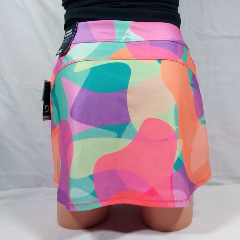 Girls' Performance Skort-Bright Blobs Multi Color-Various Sizes-New with Tags