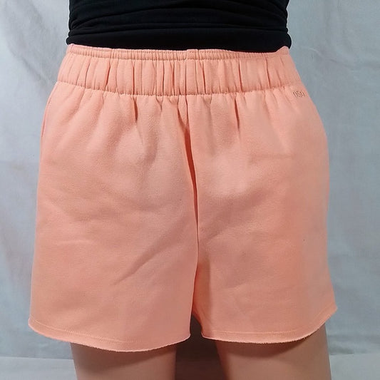 Girls' Boyfriend Fleece Shorts-Comfy-Neon Peach-Various Sizes-New with Tags