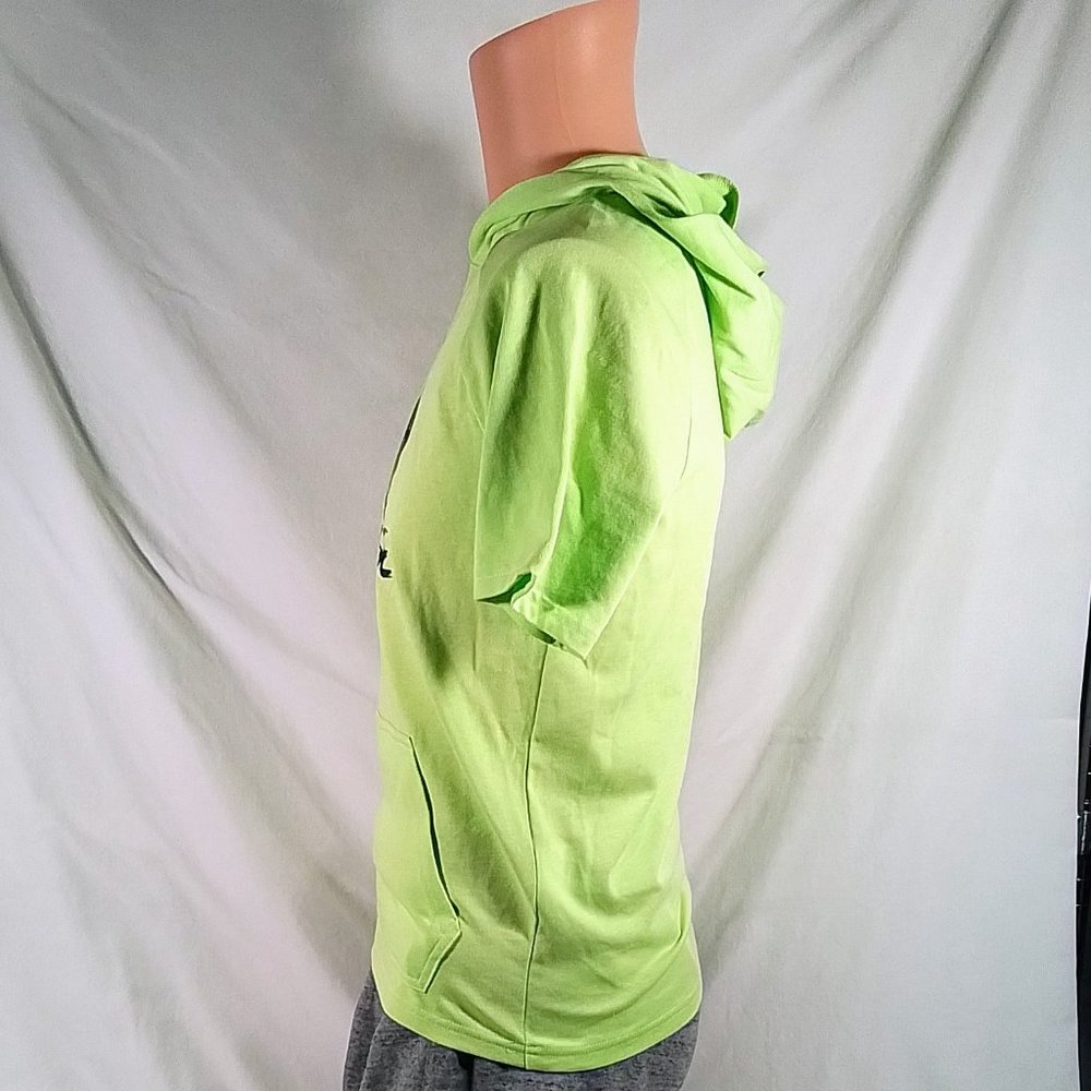 Boy's Under Armour Project Rock SS Hoodie-Lime Foam/Black-Various Sizes-NWT