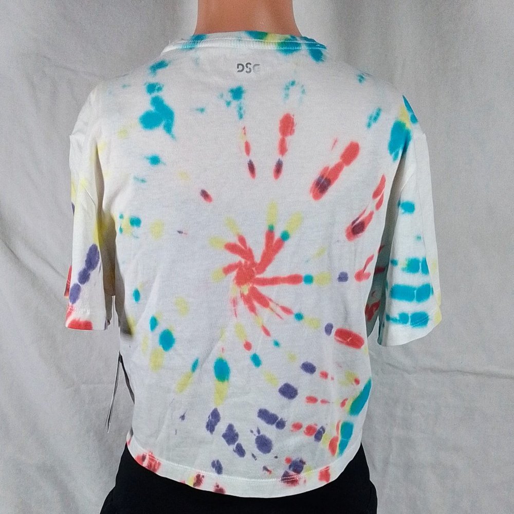 Girls' Boxy Tie Dye Youth Pride Short Sleeve T-Shirt-Various Sizes-New with Tags
