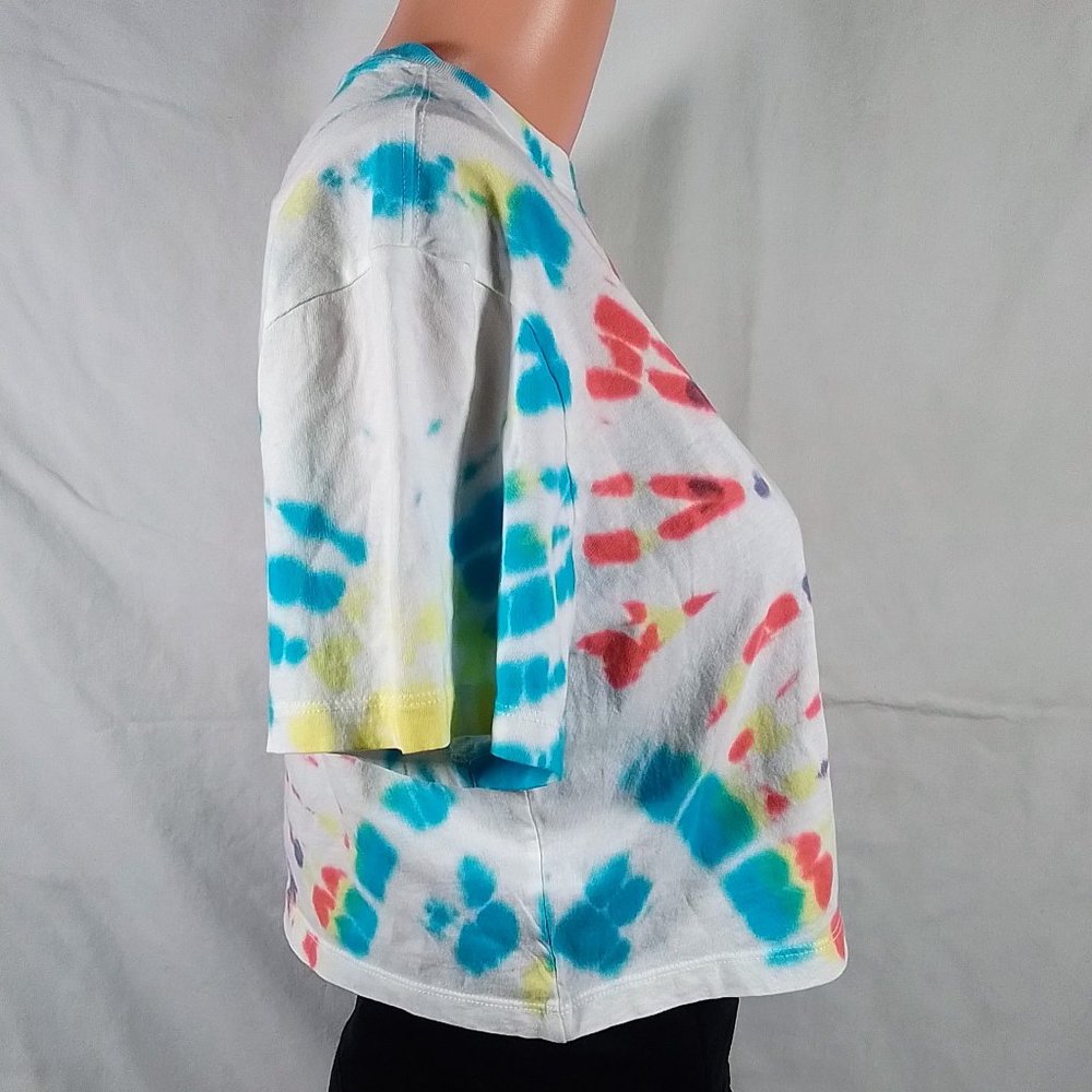 Girls' Boxy Tie Dye Youth Pride Short Sleeve T-Shirt-Various Sizes-New with Tags