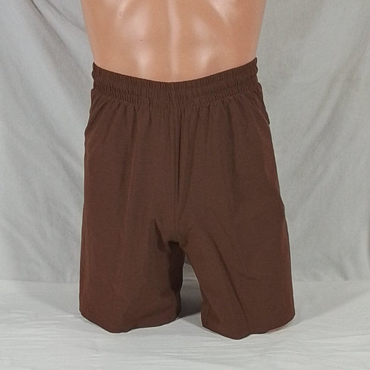 VRST Men's 8” Elevate Running Short-Earth Brown-Various Sizes-New with Tags