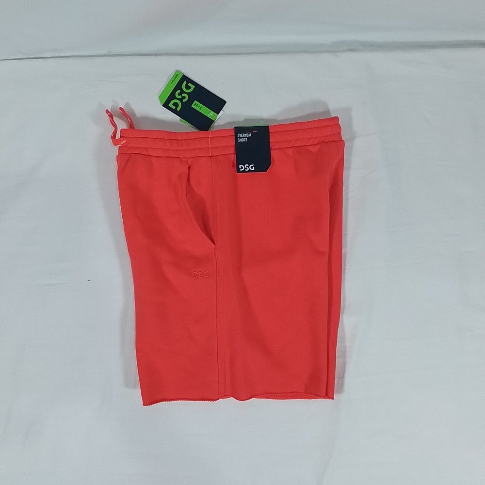 Boy's  French Terry Fleece Short  Blazin Coral-Various Sizes-New with Tags