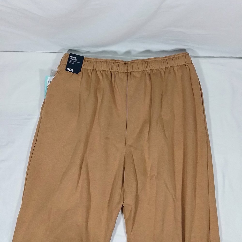 Women's Boyfriend Fleece Oversized Cinch Pants-Sahara Sand-Various Sizes-NWT