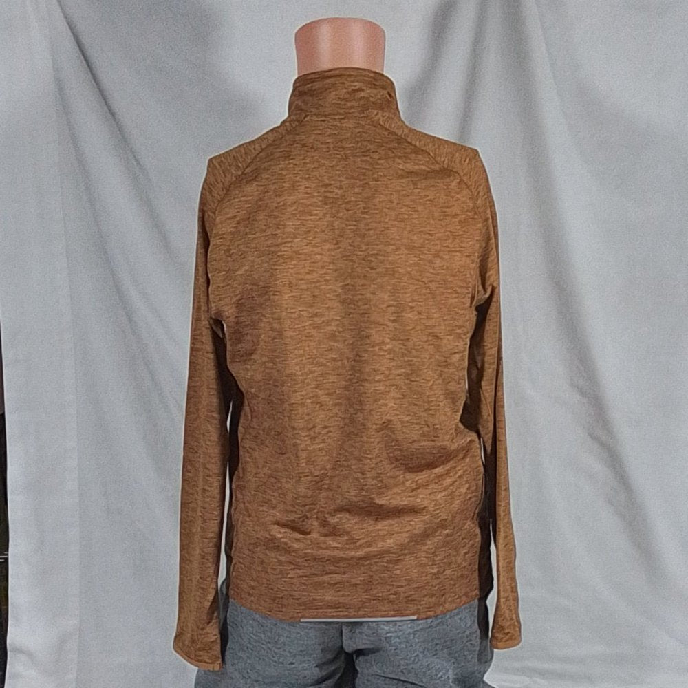 VRST Men's Run Warm 1/2 Zip Pullover Tobacco Brown Heather-Various Sizes-NWT