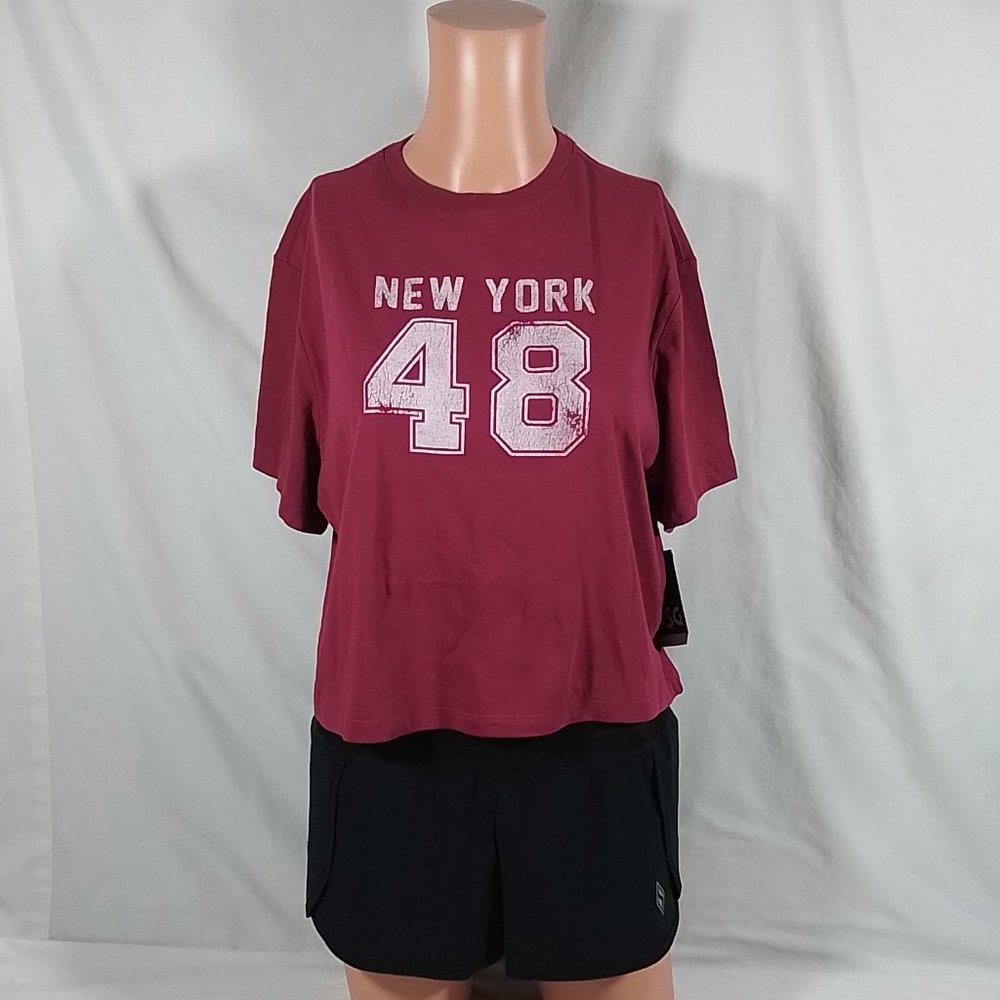 Girl's Boxy SS Graphic Tee Mixed Berries New York-Various Sizes-New with Tags