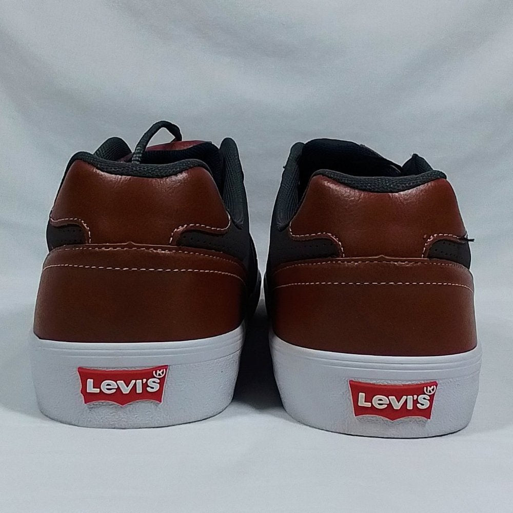 Levi's Miles Men's Sneakers-Black Burgundy-Size 13-Round Toe-New with Tags