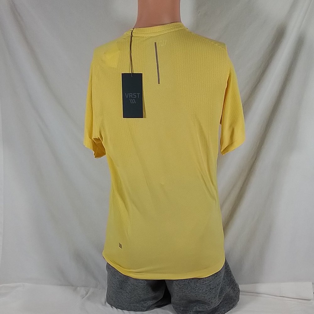 Men's VRST Circuit Seamless Short Sleeve Tee Lightbeam Yellow-Various Sizes-NWT