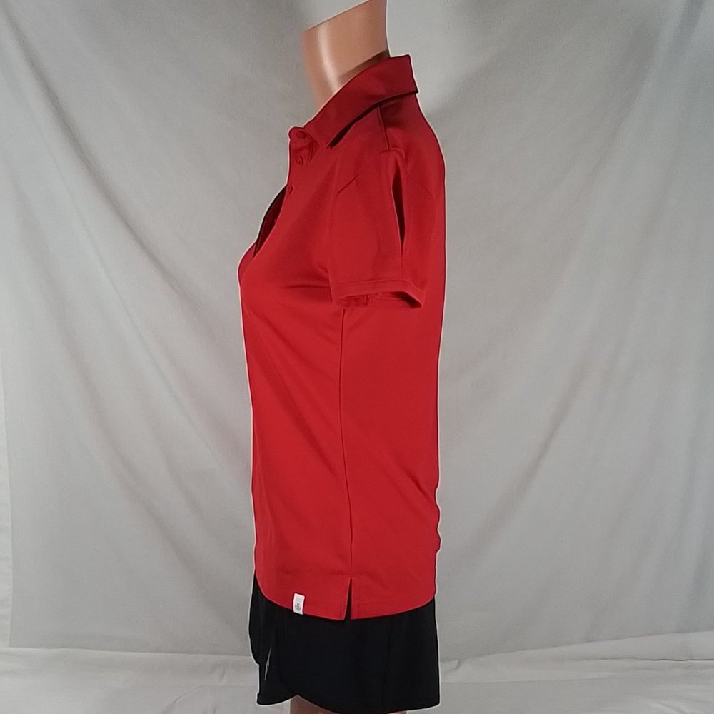 Women's Lady Hagen Puff Sleeve Golf Polo Positive Red-Size XS-New with Tags