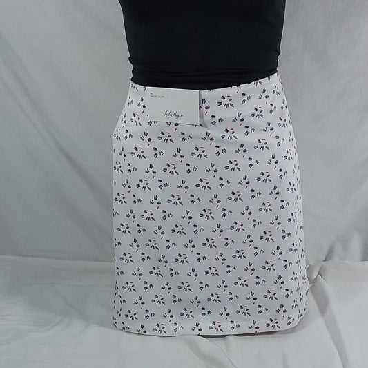 Women's Lady Hagen 17" Americana Wrap Skort Sparklers White-Various Sizes-NWT