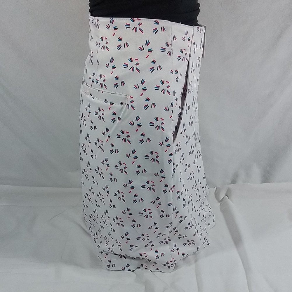 Women's Lady Hagen 17" Americana Wrap Skort Sparklers White-Various Sizes-NWT