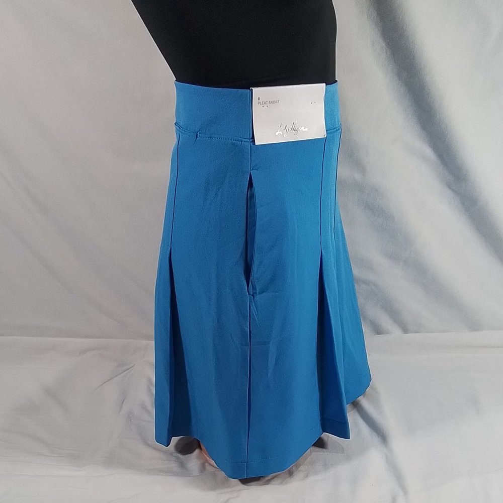 Women's Lady Hagen Off to the Races 17" Pleat Skort Preppy Blue-Various Sizes