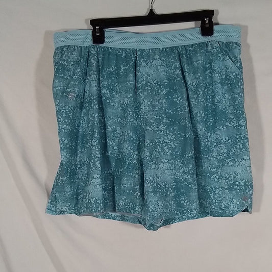 Men's VRST 7" Velocity Run Short Sun Spots Light Sky- SizeXXL-New with Tags