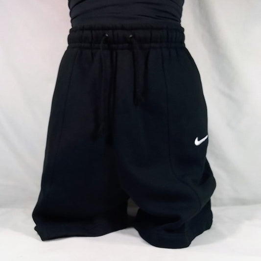 Women's Nike Sportswear Essential Fleece High Rise Shorts-Black-XS-New with Tags