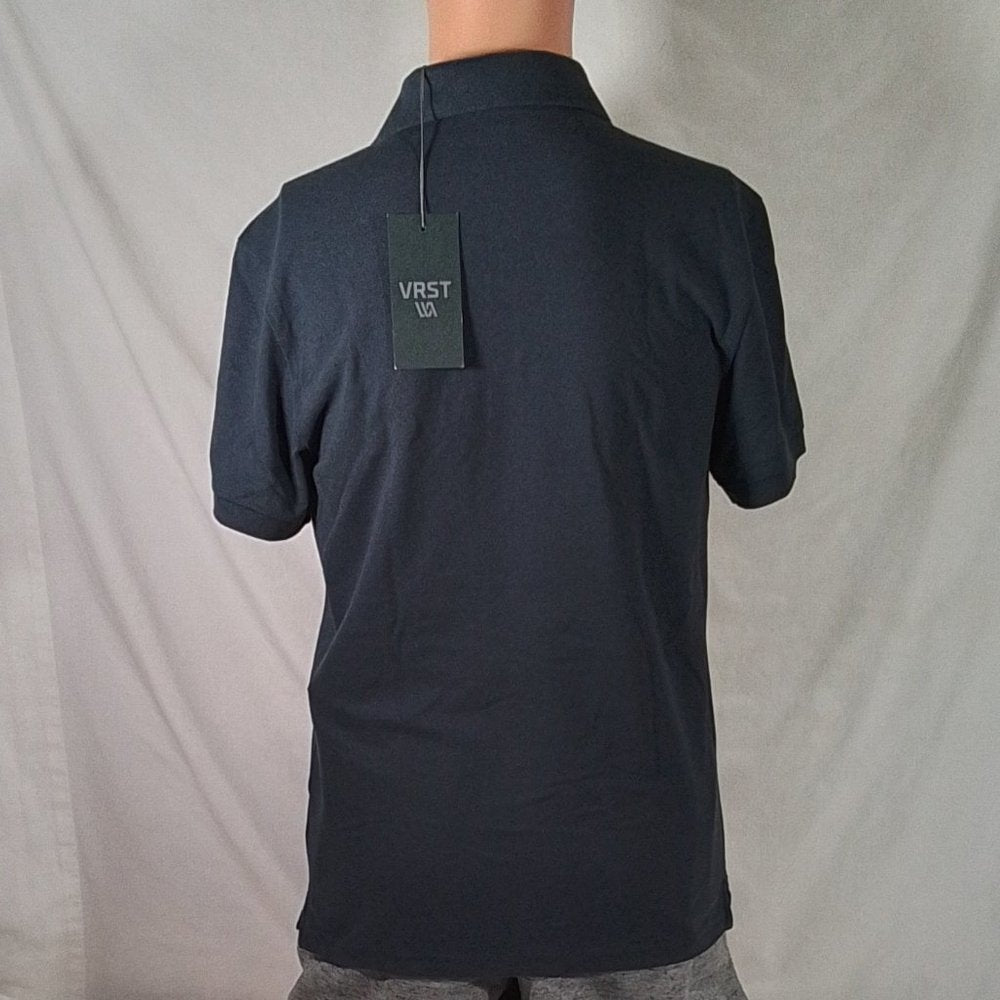 Men's VRST Short Sleeve Pique Polo Darker Ardosia Slate-Various Sizes-New w/Tags