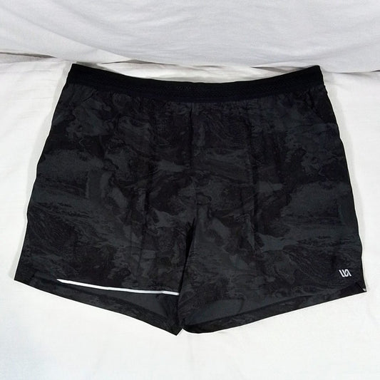 Men's VRST 5" Velocity Running Shorts-Marble Graphic Charcoal-Various Sizes-NWT