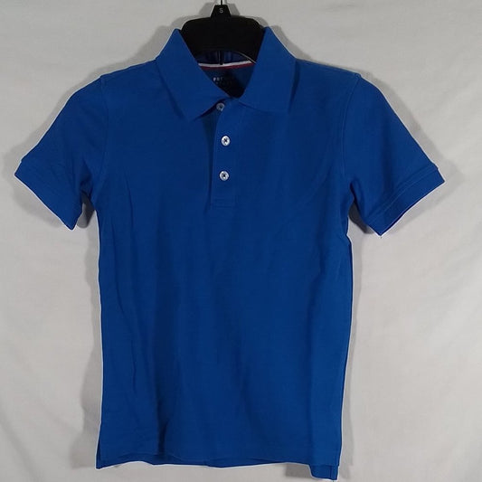 Youth French Toast Co-Ed Style SS Pique Polo True Royal Blue-Size M (8)-NWT(A8)