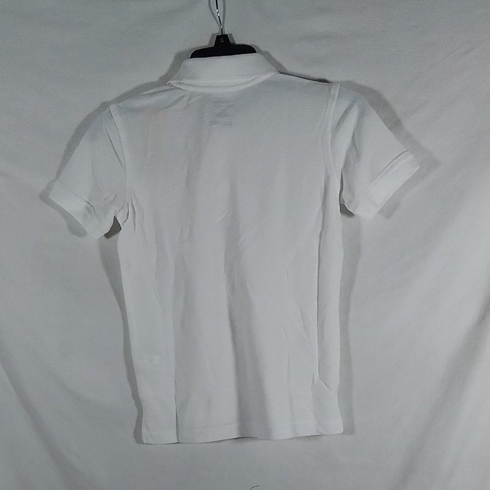 Youth French Toast SS Pique Polo White- Size Medium (8)- New with Tags (A11)