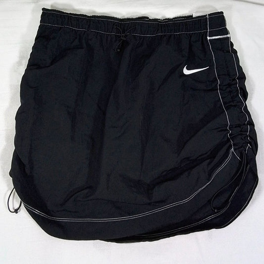 Women's Nike Sportswear Swoosh Woven High Rise Skirt-Black-Small-New with Tags