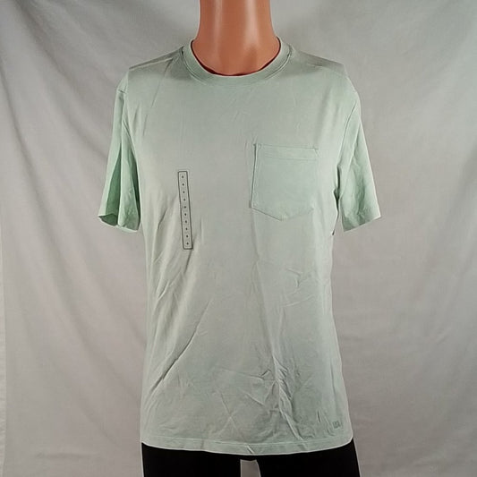 Men's VRST Washed Short Sleeve Pocket Tee Muted Mint- Size Small- New with Tags